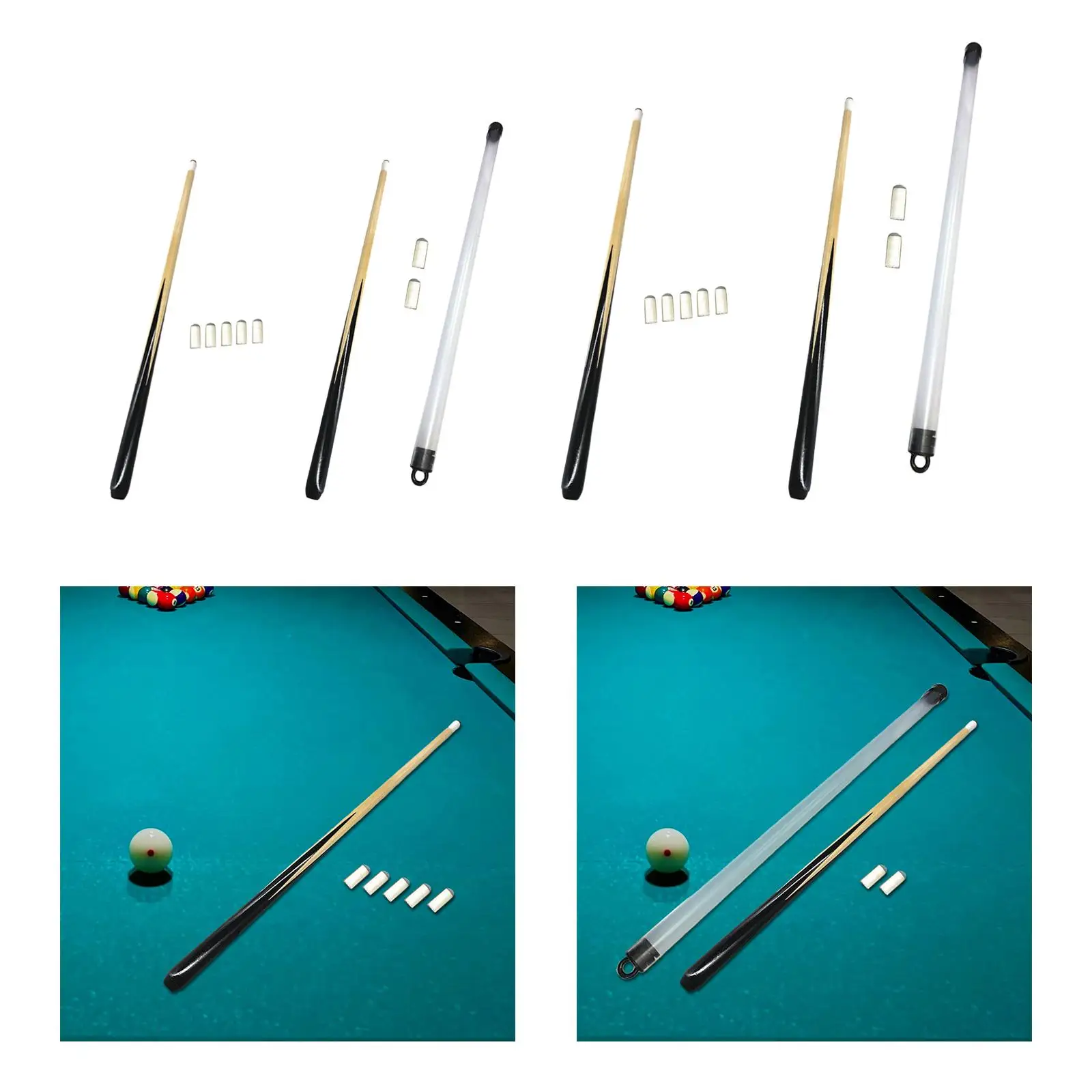 Kids Pool Cue, Wooden Cue, Table Game Supplies Billiard House Bar Pool Cue Stick