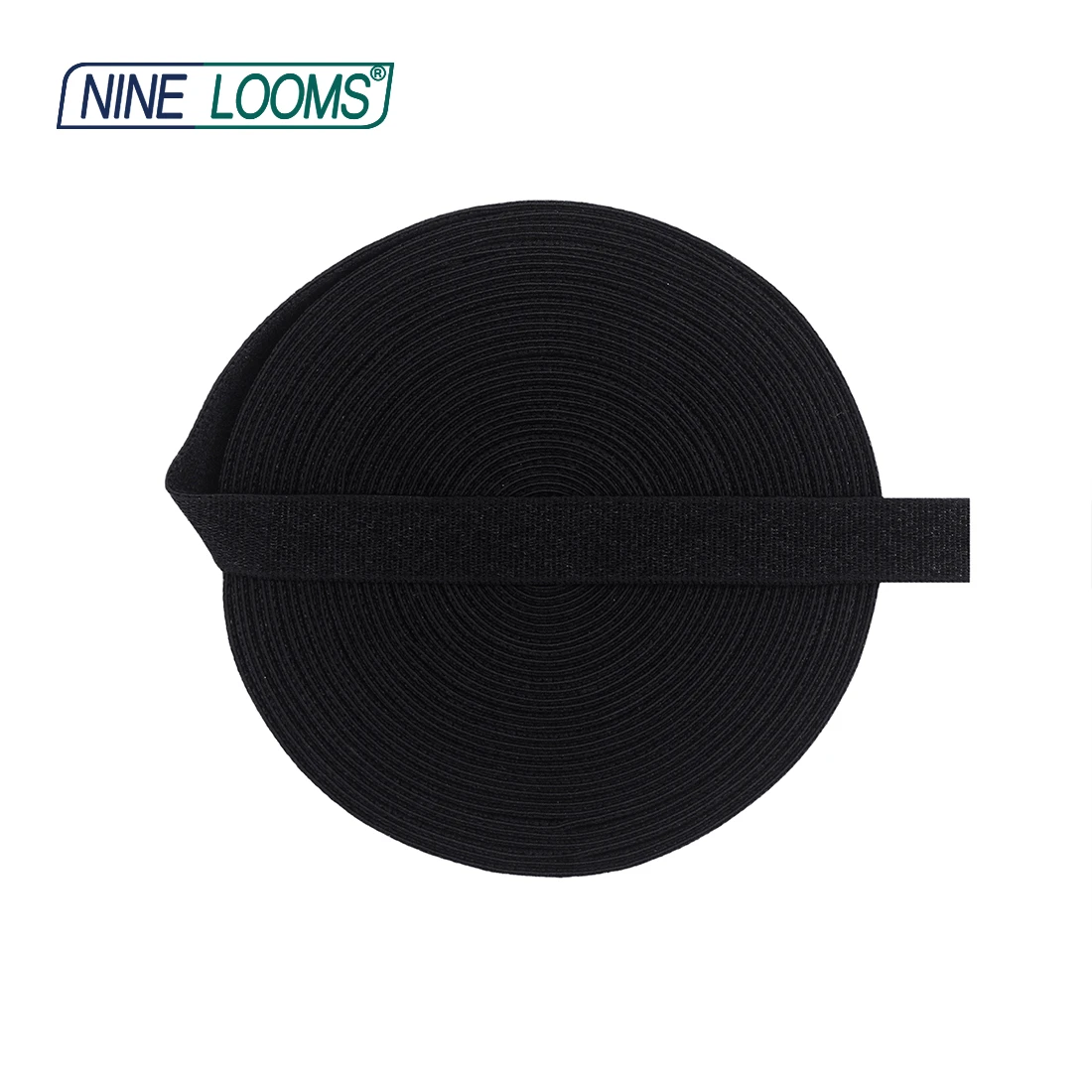 

NINE LOOMS Nylon Bra Strap Elastic Bands 1/2" 5/8" 3/4" 13mm 15mm 20mm Shoulder Tapes Lingerie Sewing Trims 50 100 Yard by Spool