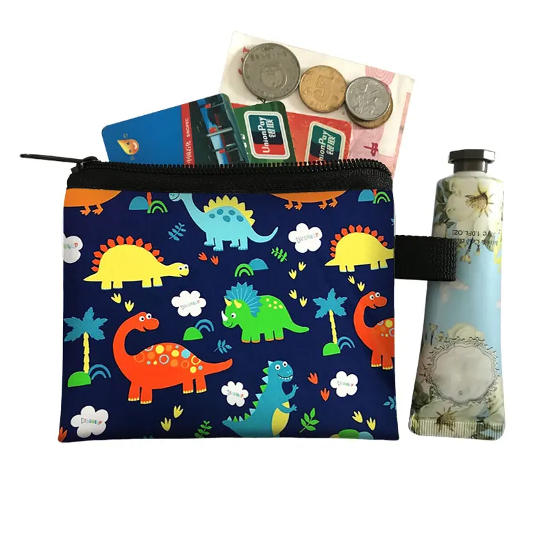 Dinosaur Coin Purse Teenager Wallet Key Credit Card Holder Bag