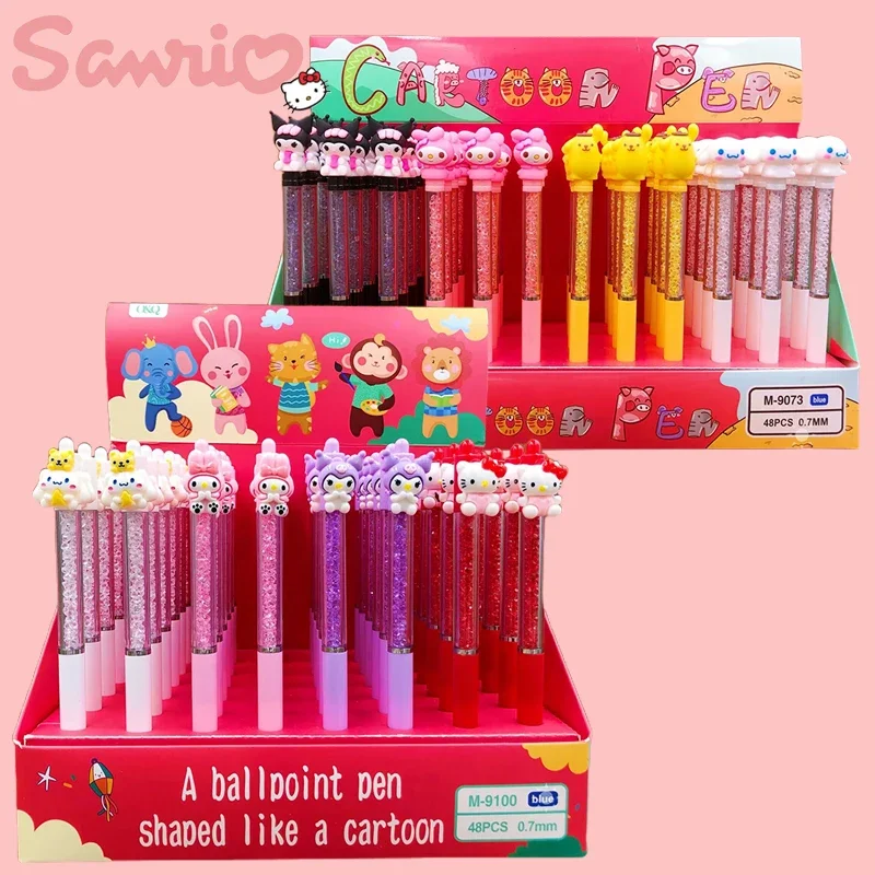 Hello Kitty 8-Color Multicolor Decoration Gel Pen 1PC (Red)