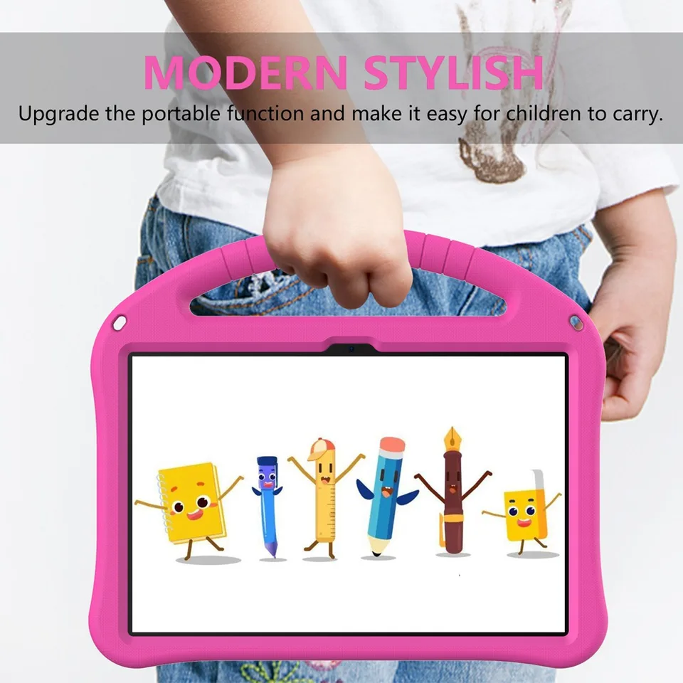 Étui De Protection Pour Tablette Teclast M50 Pro / M50 / M50HD 10 Pouces - Support 360°, Anti-choc, Silicone Souple