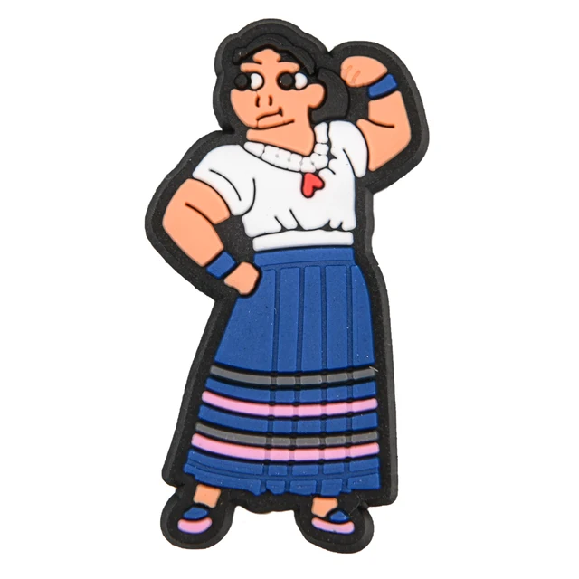 Hot Sale Movie Characters Croc Shoe Charms Women Men Clog Shoes Decorations Gesture Finger-guessing Game Bracelet Accessories p6244