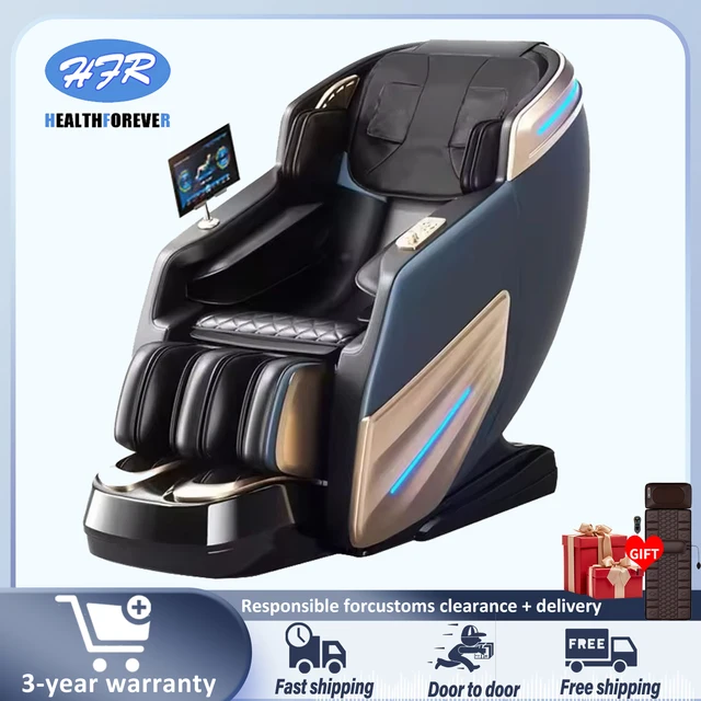 2024 Best Electric Full Body Luxury High-End Electric 4D Massage Chair 3D Zero Gravity Full Body Stretching Massage Chair