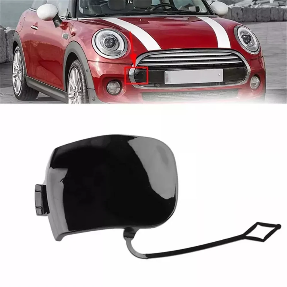 Front Bumper Tow Hook Eye Cap Cover 51117337796 Fit for MINI F55 F56 F57 Cooper S Hatchback