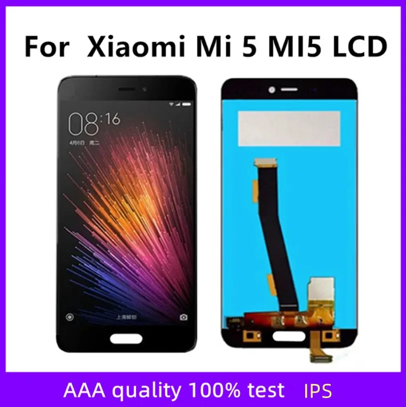 

LCD For Xiaomi Mi 5 MI5 2015105 LCD Display Touch Screen Digitizer Assembly Sensor Replacement