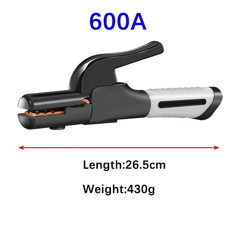 300A 600A 8000A Electrode Holder Stick Welding Rod Copper Non-slip Handle Cable Welding Clamps Tool Heat Resistant - Image 3
