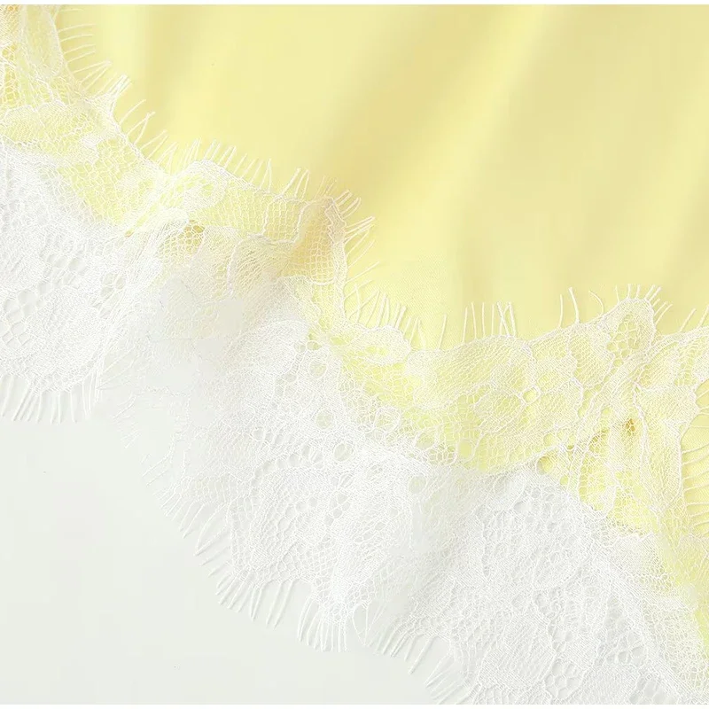 Sexy Lace Patchwork Blouses For Women, Sleeveless Square Neck, For Party Club, Vacation Chic Lady Shirts - Uniqwear