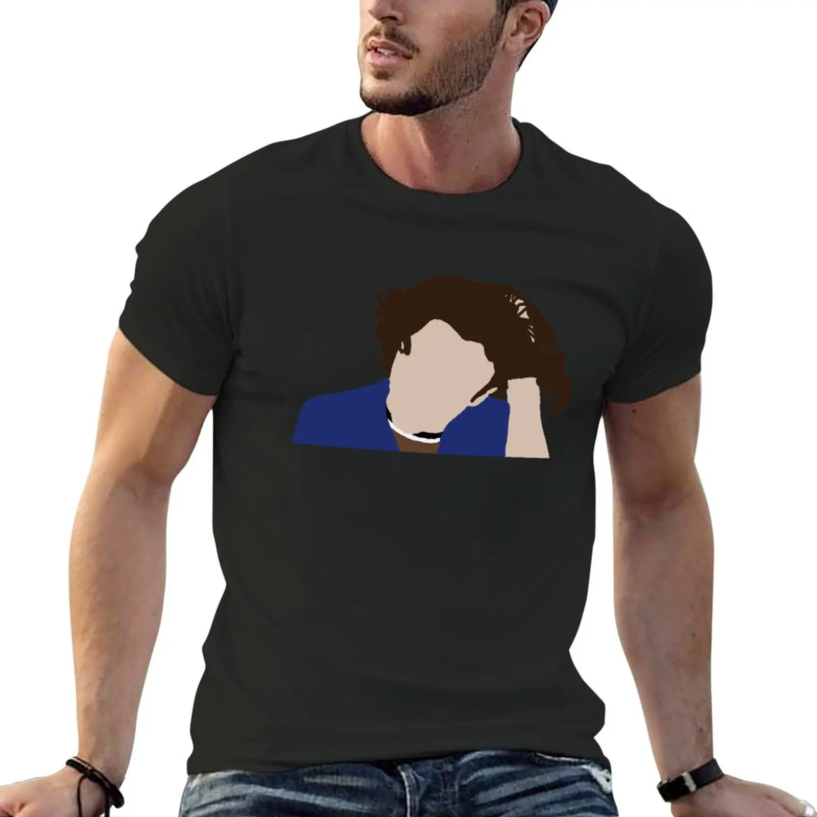 

Timothee Chalamet (Minimalist Print) T-Shirt customs shirts graphic tees funnys sublime Men's clothing