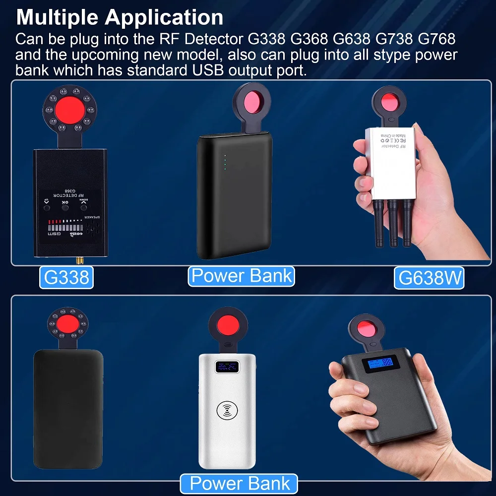 Professional Anti-spy Detector Hidden Camera GSM Audio Bug Finder GPS Tracker Signal Lens Wireless RF Detect IR Detects Scanner