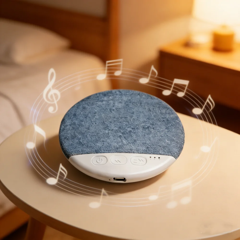Portable Wireless Sleep Aid Speaker with HiFi Stereo and White Noise