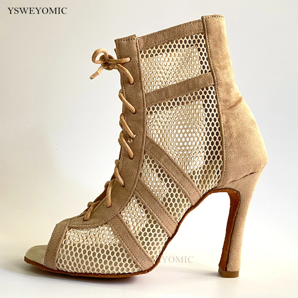 Chaussures De Danse Latine à Lanières Noires Pour Femmes - Sandales à