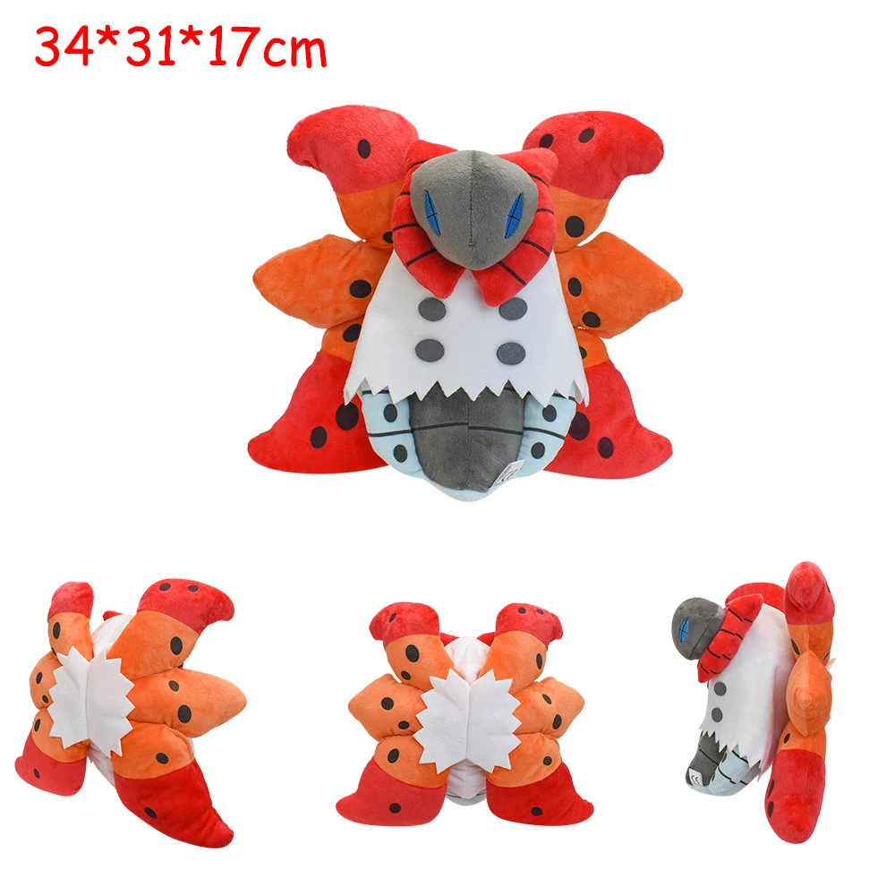 Pokemon Butterfree Schmetterling Plüschpuppe Caterpie Volcarona Scolipede Vivillon Weiches Plüschtier Kawaii Anime Insekten-Geschenk – Detail 15