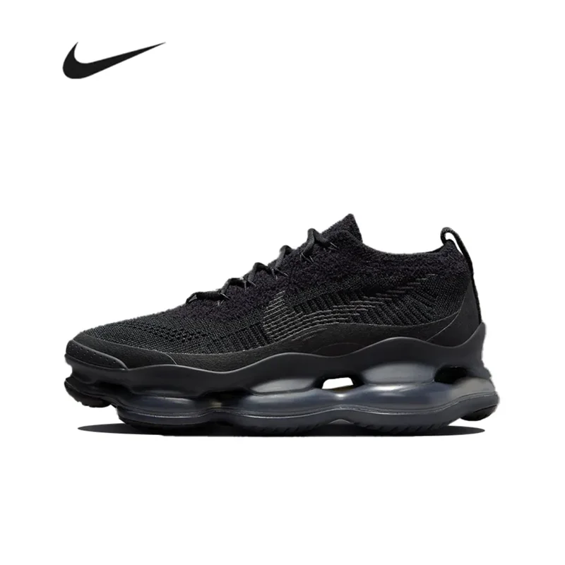 Nike Air Max Scorpion Fk "Triple Black" Scarpe Da Corsa Uomo Donna Nero Materiale Riciclabile