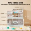 VEVOR Kitchen Counter Play Set DIY Simulated Cooking Food Tableware Play House with Sound Pretend Game Toy Gift Kid Boy Children 6