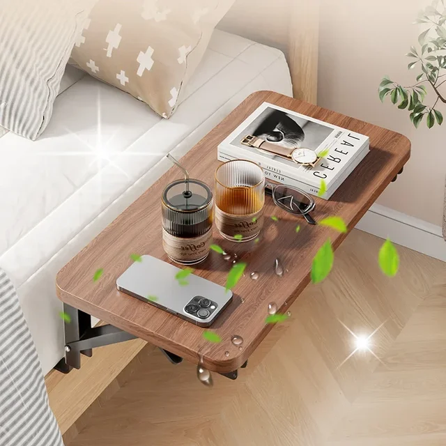Table de chevet pliable, étagère de rangement, petite armoire latérale pour la maison, table de chevet pour la chambre à coucher, table de chevet 1