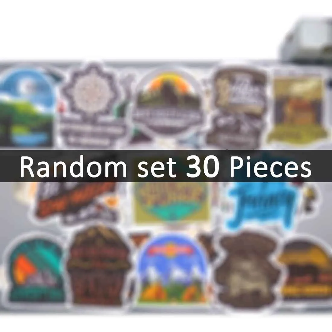 Adventure Sticker Pack - Outdoor Exploration and DIY Creative Decoration