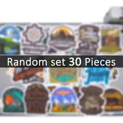Adventure Sticker Pack - Outdoor Exploration and DIY Creative Decoration (Random set 30PCS)