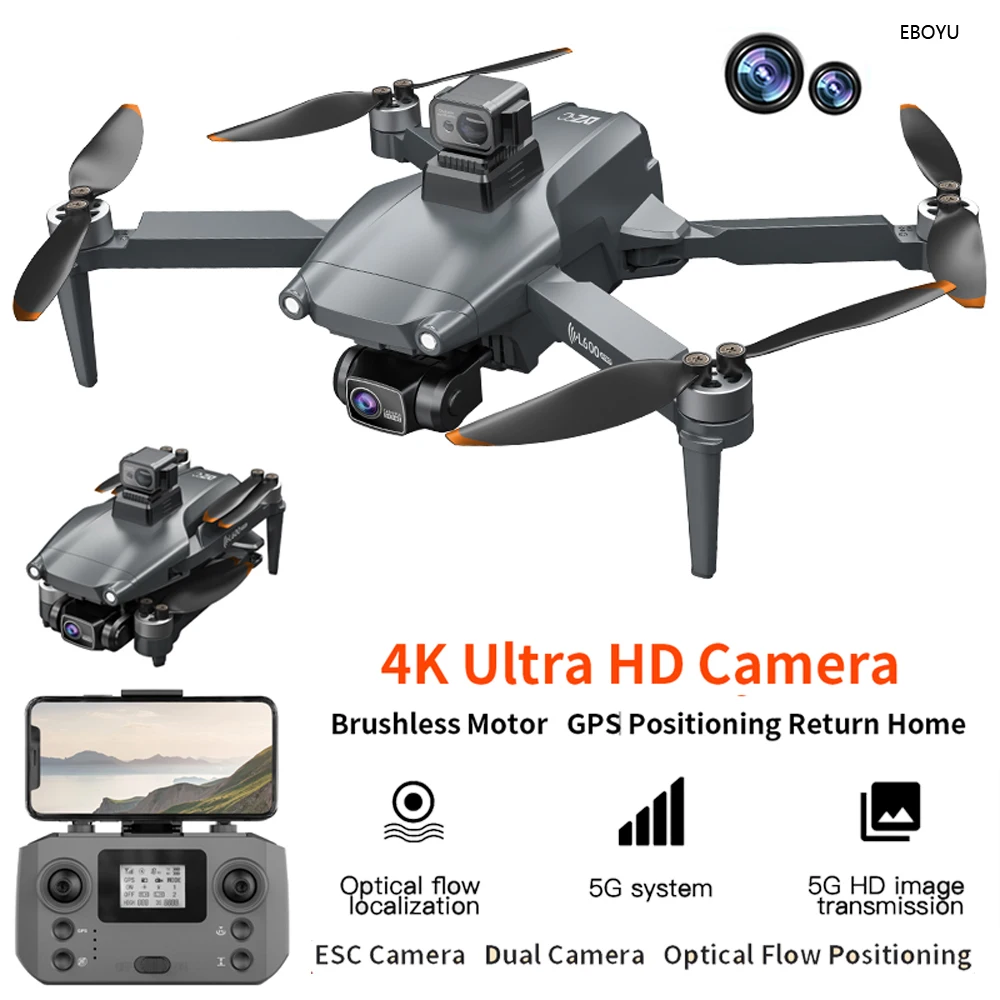 

Квадрокоптер EBOYU L600PRO, GPS, Wi-Fi, FPV, 4K HD