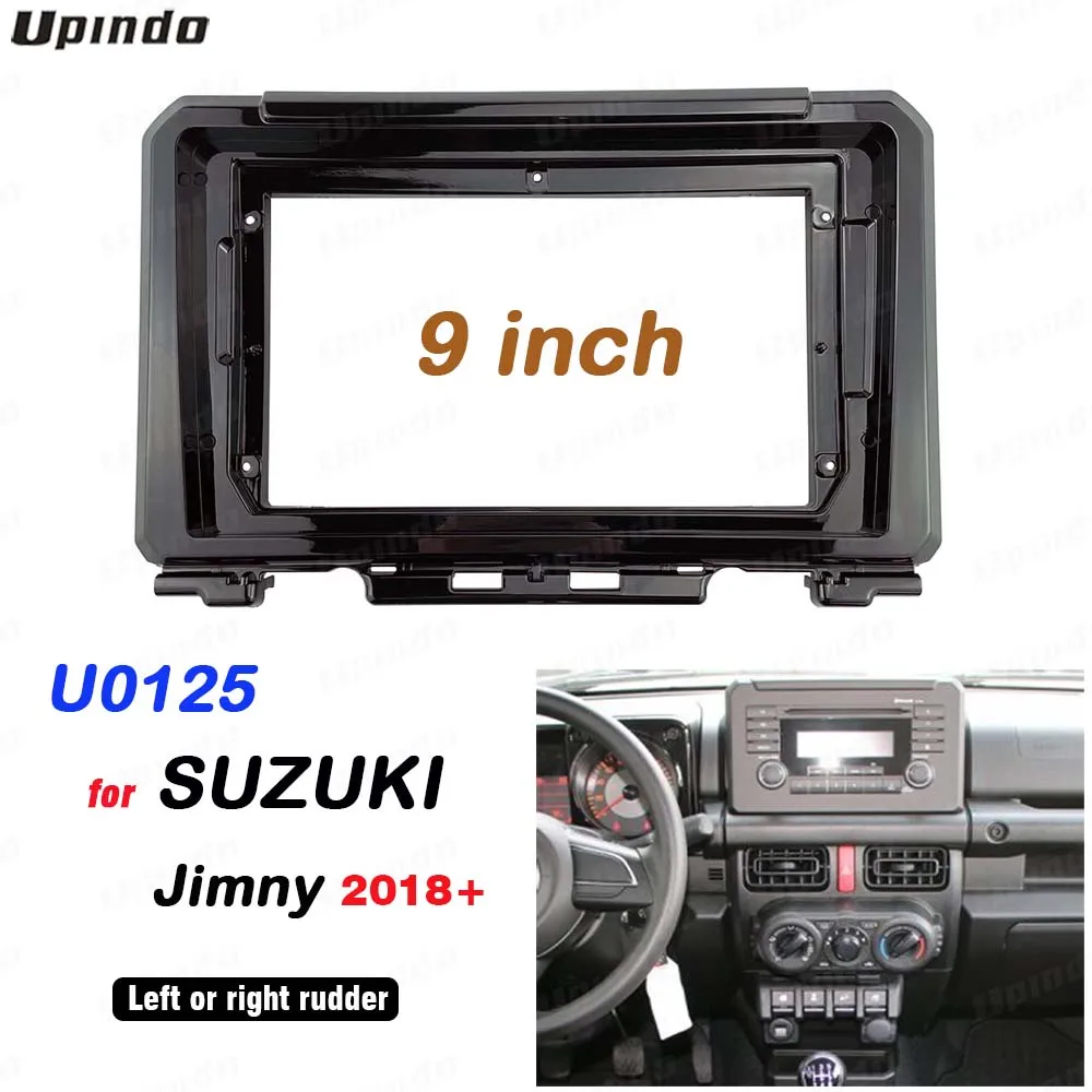 

Автомобильный радиоприемник 2 Din, 9 дюймов, пластиковая панель Fascia Для SUZUKI Jimny 2018 +, рамка для приборной панели, установка DVD Gps Mp5