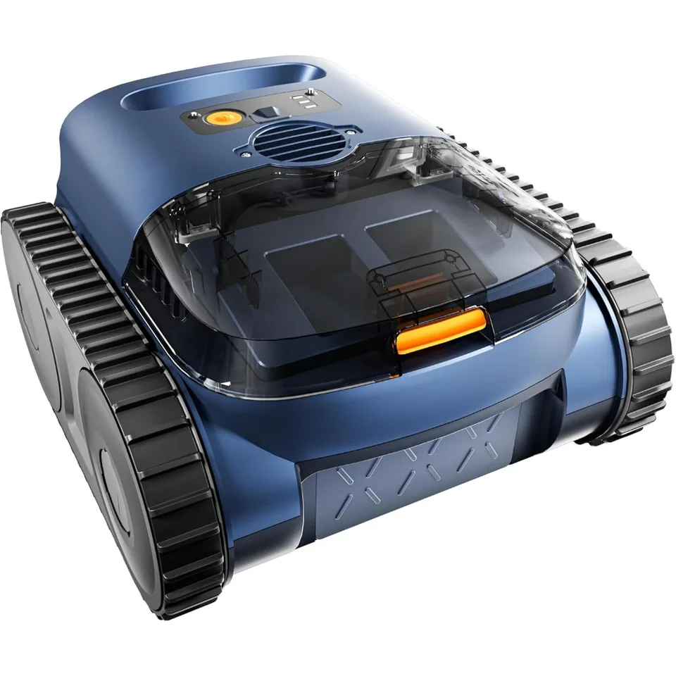 Cordless Robotic Pool Vacuum Cleaner with Sonar Navigation