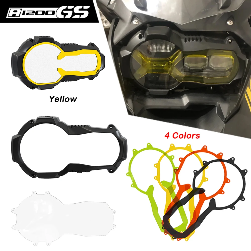 

Motorcycle For BMW R1200GS LC Adv R1250GS R 1200GS 1250GS ADV Adventure 2013-2024 Headlight Protector With 4 Fluorescent Covers