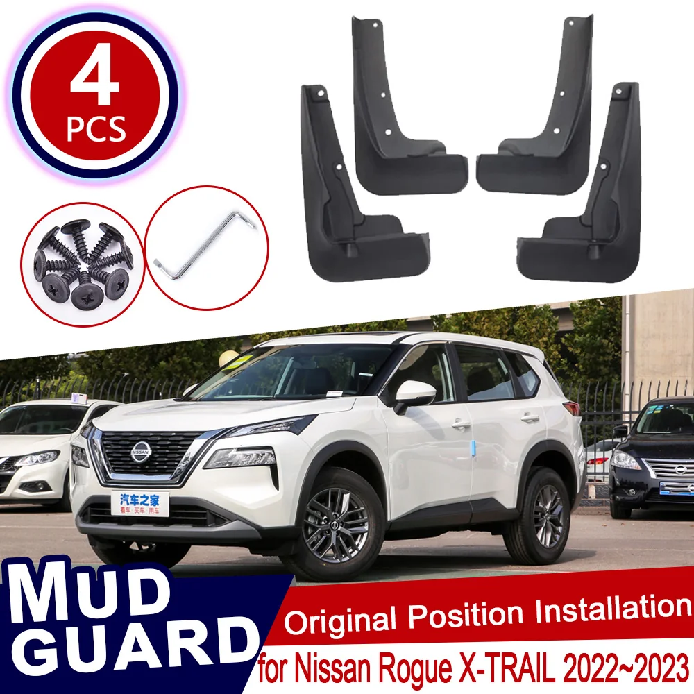 for Nissan Rogue XTRAIL X TRAIL 20222023 T33 Auto Mud Flaps Mudguard
