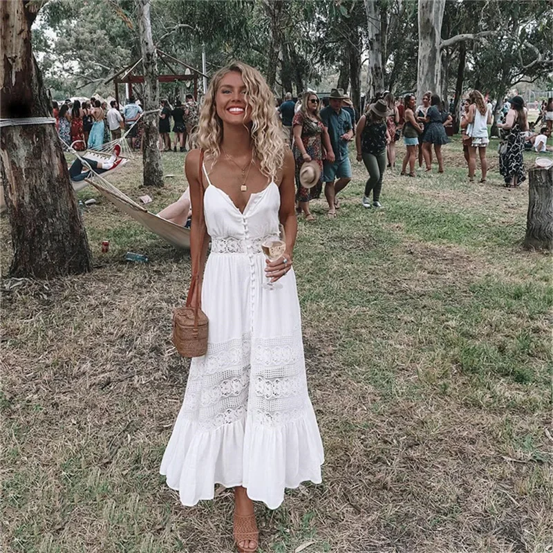 

New Arrival Fashion Women Maxi Long Dress Bodycon Beach Boho Holiday Cocktail Party Sundress