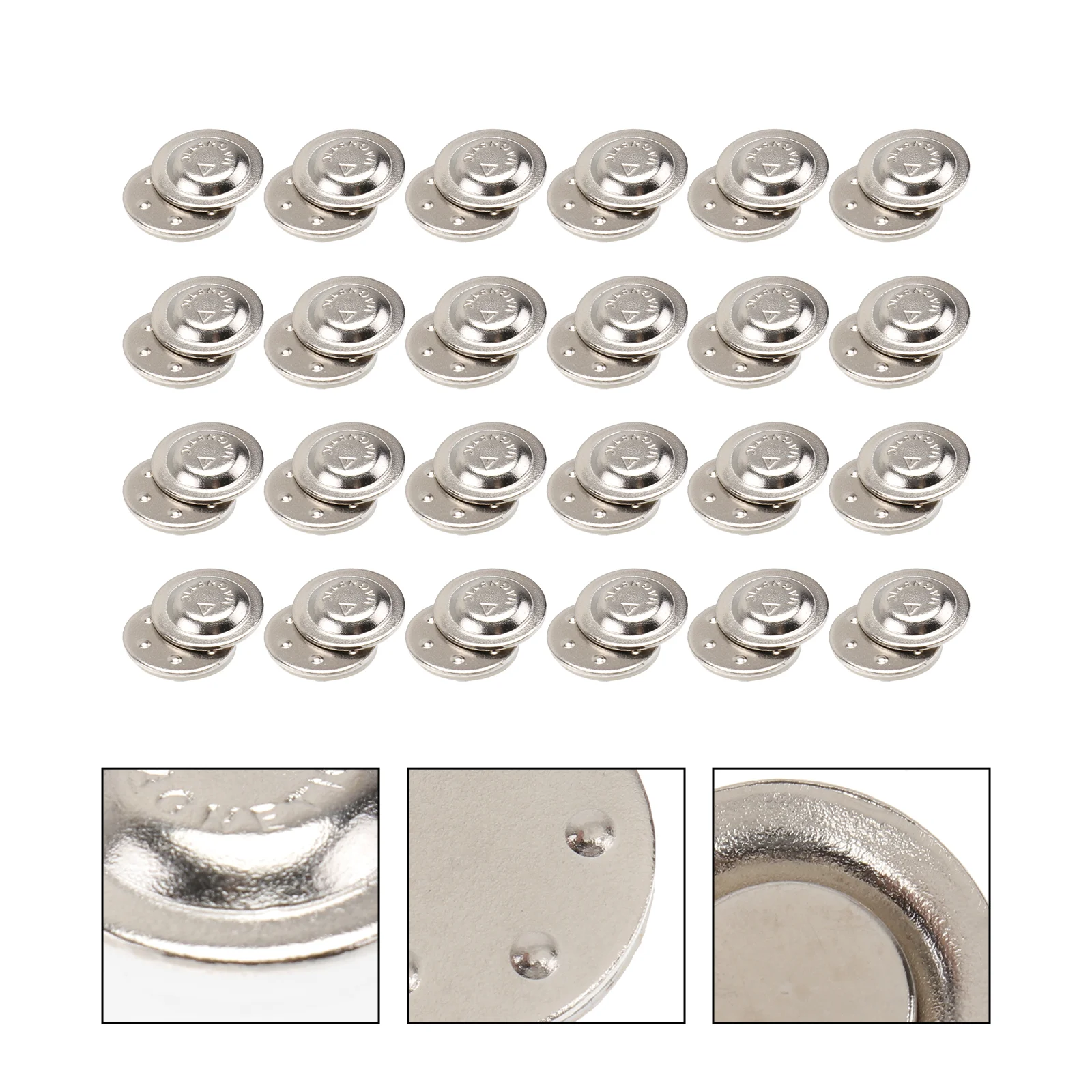 

24pcs magnetic bag clasps 17mm Magnetic Snap Buttons Purse Snap Fastener Snap Button for Bag Handbag Clothes Sewing DIY