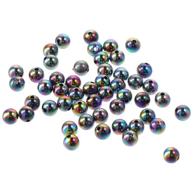 Pearl Beads,300pcs Pearl Beads for Crafts 8mm AB Colors Pearl for