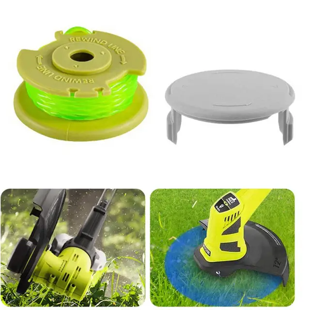 Gyomi Evő Húrok Nagy Szilárdságú Vágó Fű Trimmer Vonal Orsó Burkolata A Ryobi 18V/24V/40V/Ry40204/Ry40220/Zrp2080/One Plus++ -Hoz.