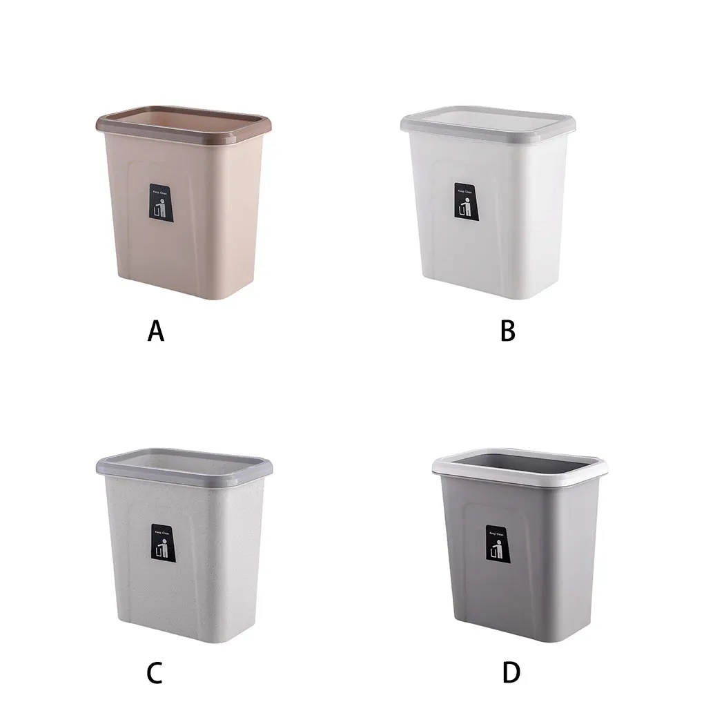 

Hanging Waste Bin Trash Reusable Kitchen Cabinet Can Container Household