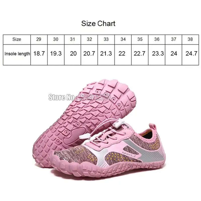 Children Sneakers Kids Bare Beach Water Girls Boys Breathable Non-slip Sports Size 29-38 Shoes 2