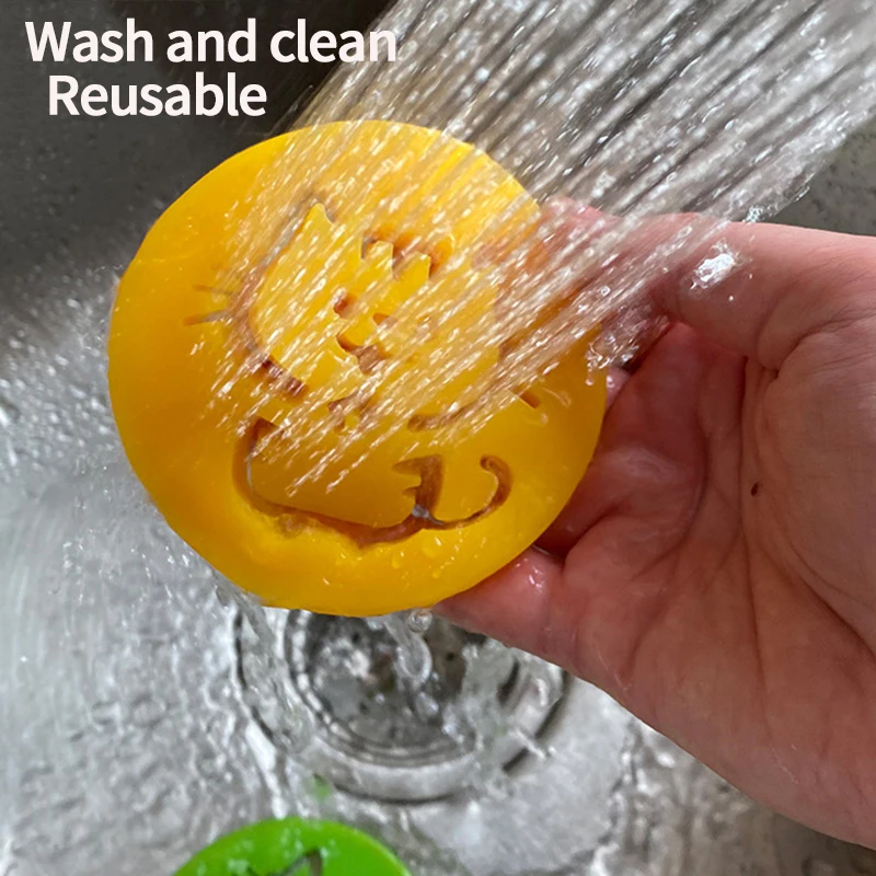 Reusable Pet hair Remover Washing Machine Lucky Cat Laundry Clothes Cleaning silicone double-sided Cat Dog Fur Lint Removal Ball