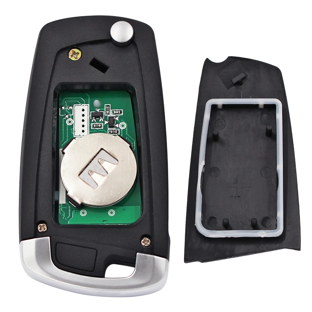 Car Remote Key Flip 3 Button 315MHZ 433MHZ Remote Key Fob ID44/ PCF7935 Chip for BMW EWS 325 330 318 525 530 540 E38 E39 E46 M5 X3 X5 HU92/HU58