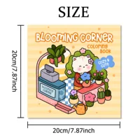 BLOOMING CORNER : Coloring Book for Adults Featuring Cute Cozy Daily Activities for Relaxation (Cozy Spaces Coloring) 2