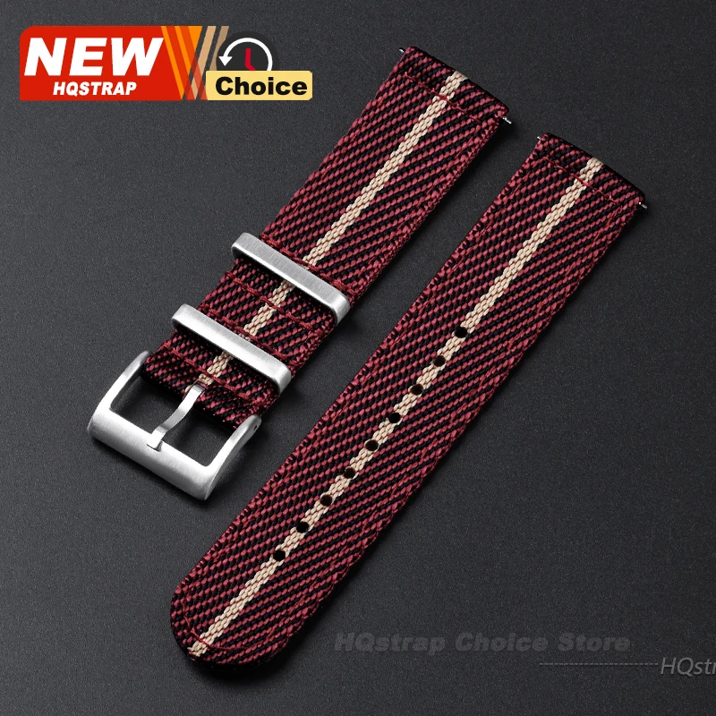 Enhanced Woven Nylon Quick Release Wristband – Durable Military-Style Strap