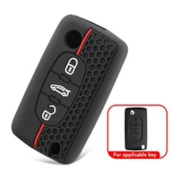 Silicone Car Key Case Cover Protector (3 Button)