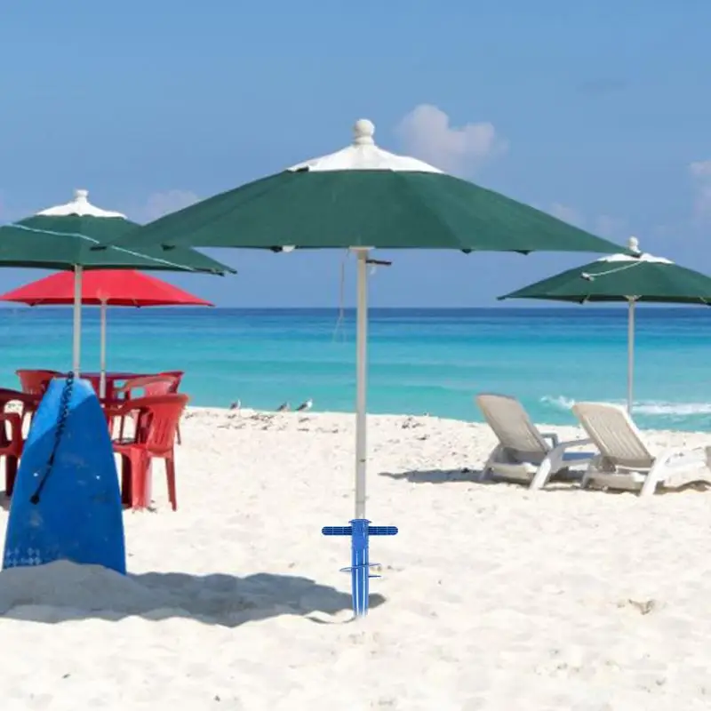 Adjustable Beach Umbrella Sand Anchor Portable Parasol beach sunshade Fastener Wind Resistant Safe Umbrella Stand For The Beach beach umbrella plug base,beach umbrella