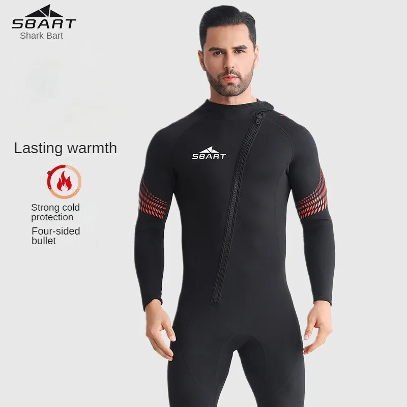 

new 3mm diving suit men's jumpsuit long sleeved anti cold floating diving mother suit warm surfing diving suit winter swimming