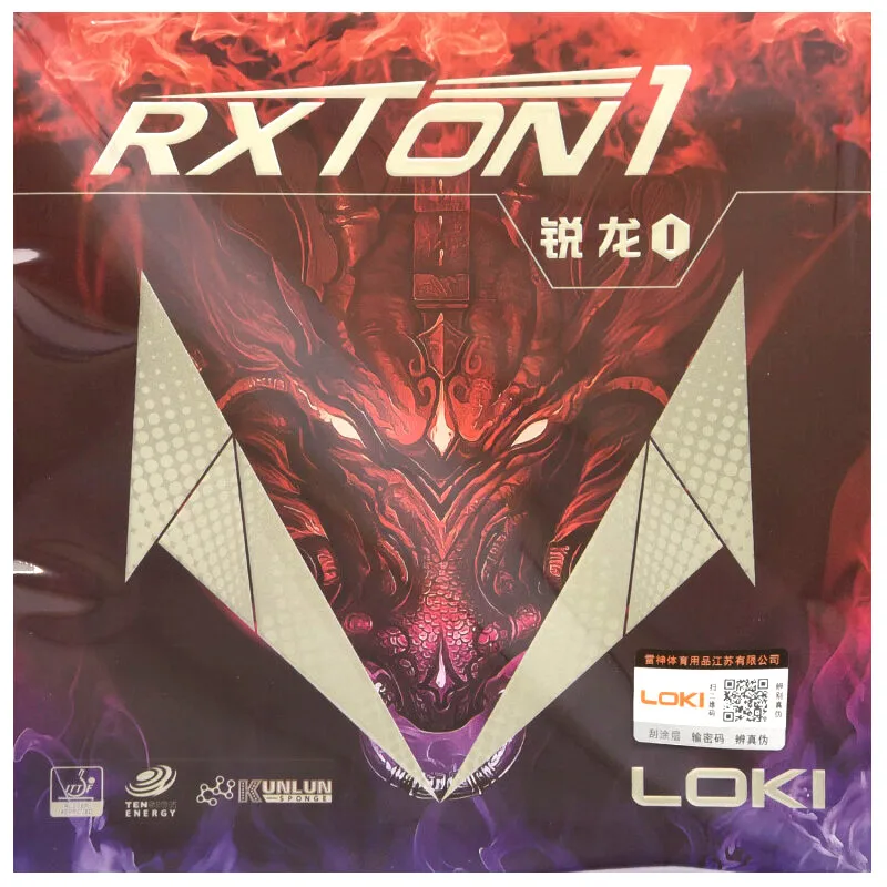 Table Tennis Rubber Semi-sticky Fast Attack Original WANG HAO LOKI RXTON 1 Table Tennis Rubber