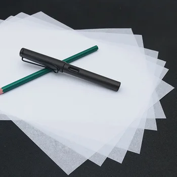 100 pezzi 16K carta da lucido trasparente foglio di copia per disegno traslucido premium eccellente trasparenza per schizzi scrapbooking