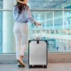 Transparent PVC protective cover, dustproof and waterproof suitcase, wear-resistant suitcase cover, zipper style luggage cover 6