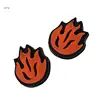 2Pcs Flame Tennis Racket Shock Absorbers Silicone Vibration Dampeners 448C 5