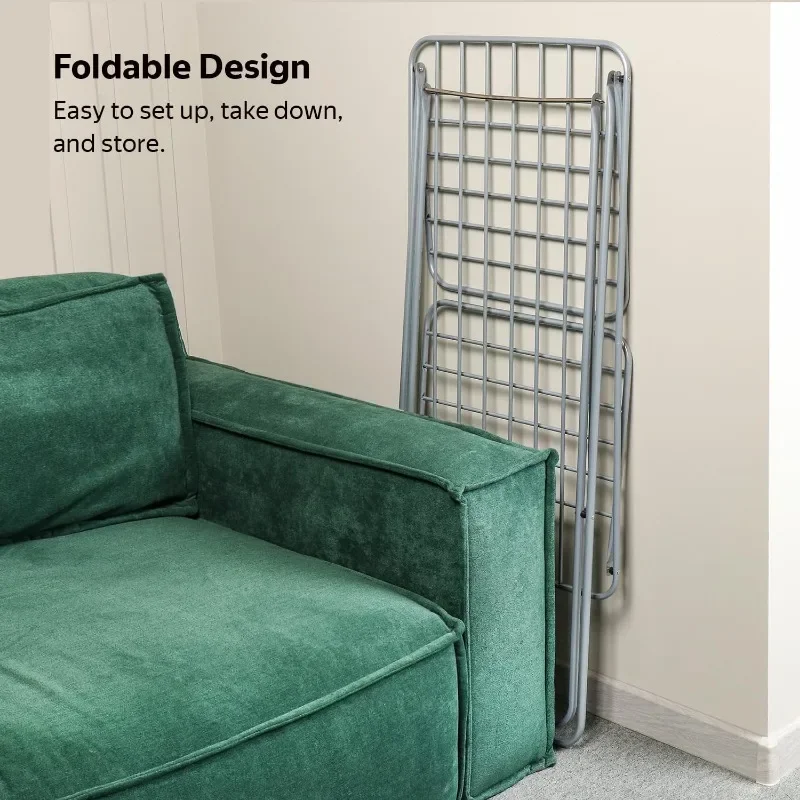Clothes Drying Rack | Stainless Steel Laundry Drying Rack | Foldable Drying Racks with Gullwings | Indoor & Outdoor Use 4
