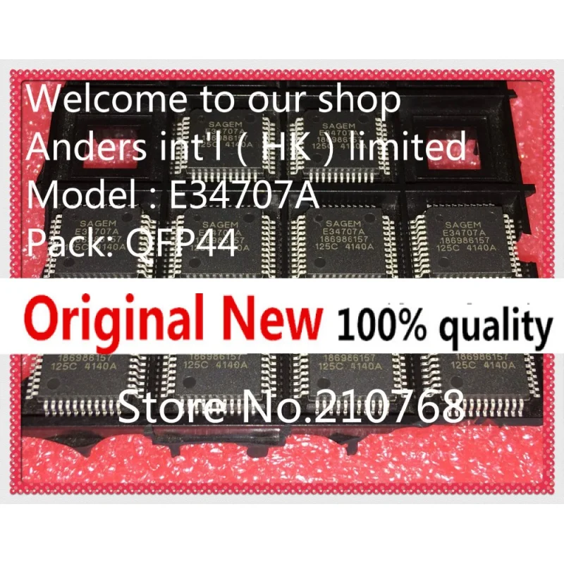 

100% new original E34707A E34707 QFP44 IC chipset Originalle