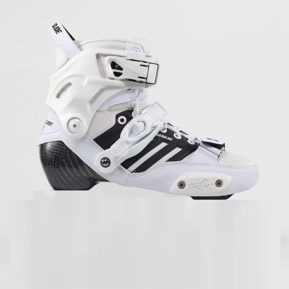

2023 Original Powerslide EVO Hardcore Urban Boot Carbon Fiber Inline Skates Liner 165mm Distance Roller Skating Up Shoes Patines