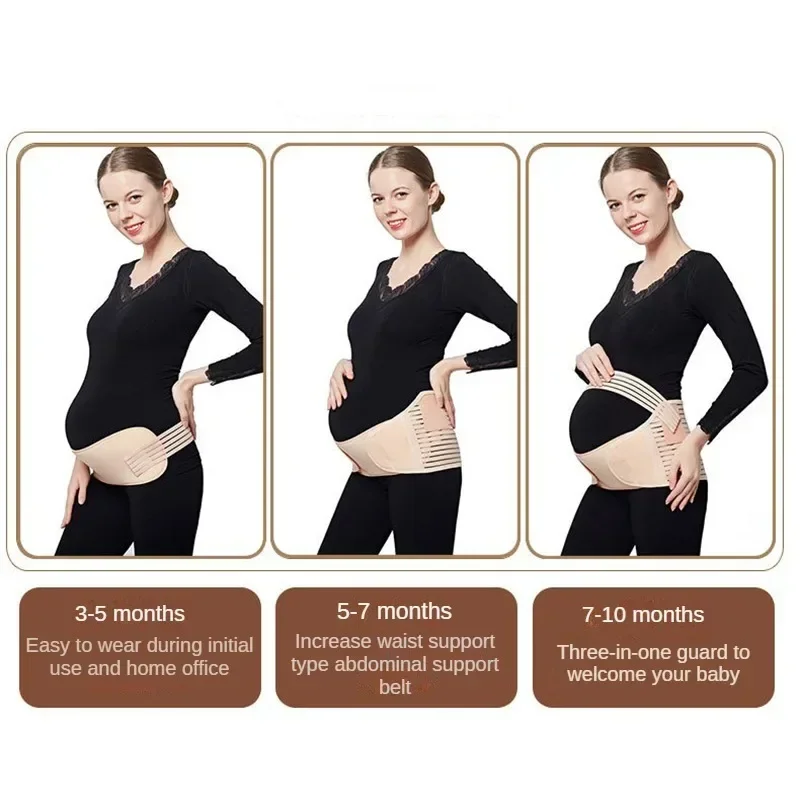Maternity Waist Care Belly Band Back Brace Protector Support Abdomen Pregnant Adjutable Breathable Belly Belt Maternity Clothes