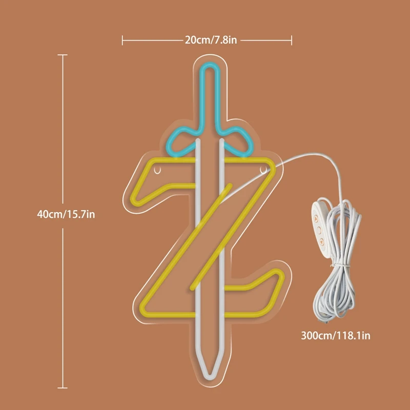 Lampe Neon Epee Zelda