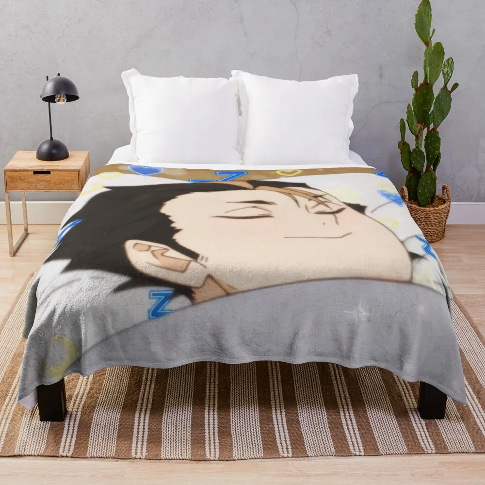 

Sleeping Haikyuu!! (4/4) Nishinoya Yuu #2 Throw Blanket Blankets Sofas Of Decoration Flannel Blanket