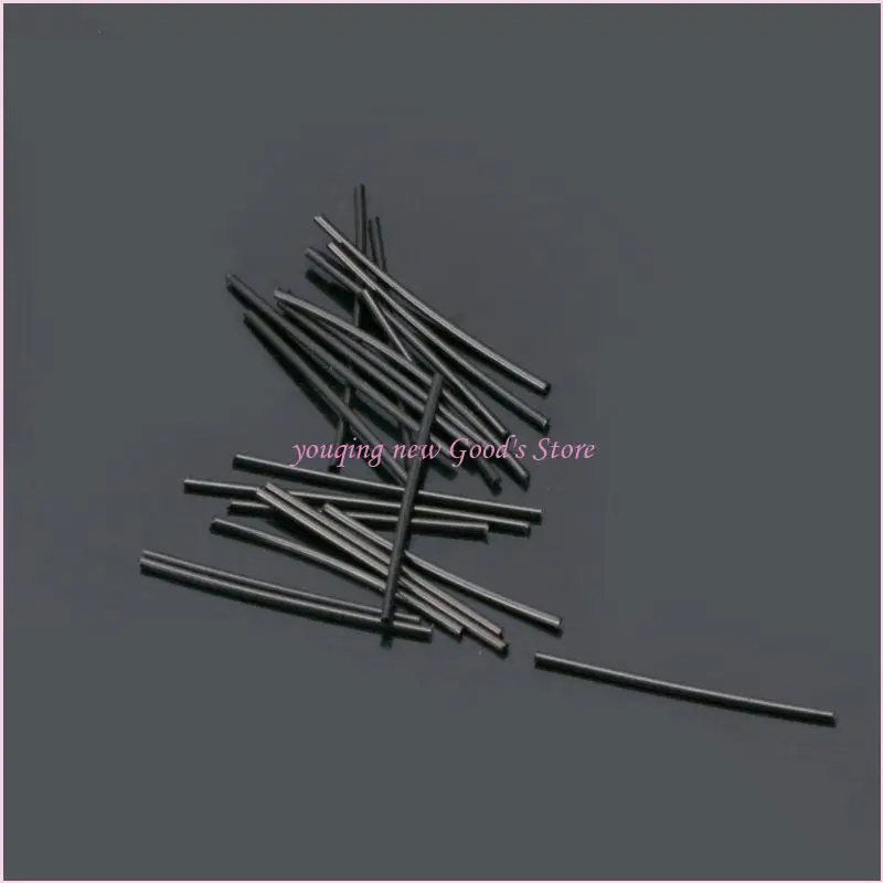 57QA 250 Stück unsichtbare weiche Kunststoff-Ohrstecker-Piercing-Halter-Ohrstecker-Stifte – Detail 10